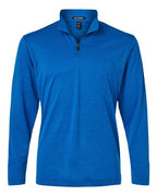AllPro Men's Pro-Lock Performance Mélange Quarter-Zip Pullover - Royal Melange