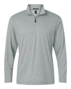 AllPro Men's Pro-Lock Performance Mélange Quarter-Zip Pullover - Silver Melange