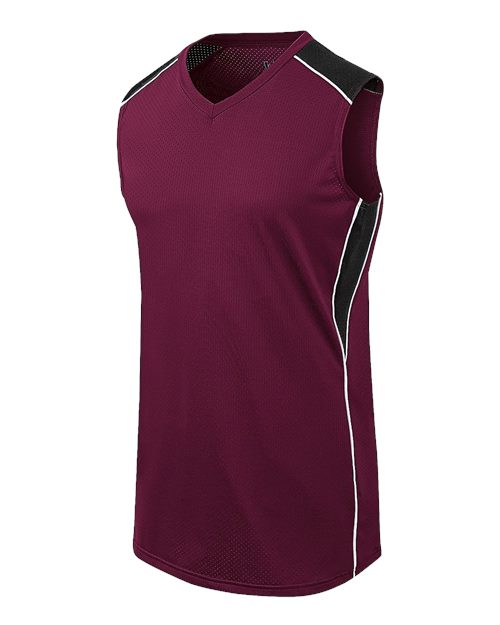 Augusta Sportswear Women's Dynamite Jersey - Maroon/ Black/ White