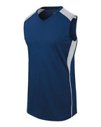 Augusta Sportswear Women's Dynamite Jersey - Navy/ Silver Grey/ White