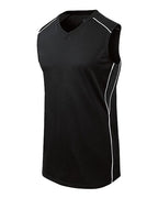 Augusta Sportswear Girls' Dynamite Jersey - Black/ Black/ White