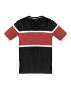 Badger Unisex United T-Shirt - Black/ Red/ White