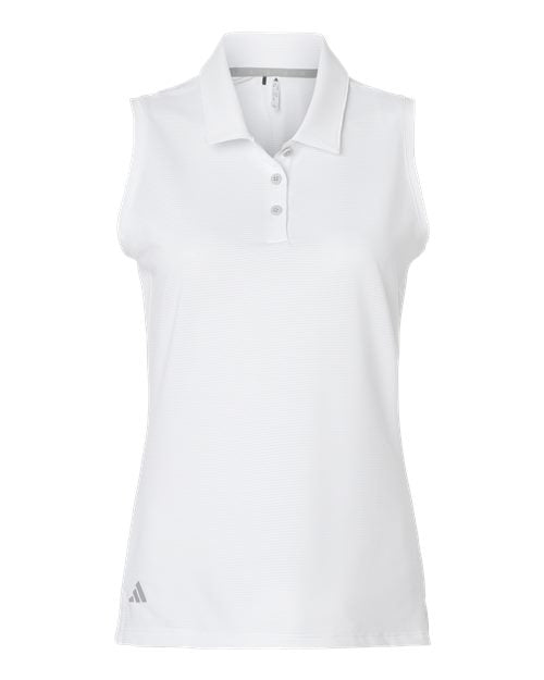 Adidas Women's Ottoman Sleeveless Polo - White