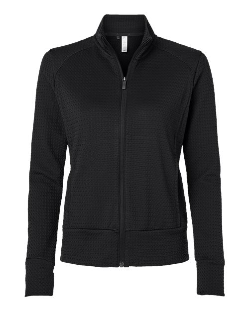 Adidas Women's Ultimate365 Textured Full-Zip Jacket - Black
