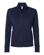 Adidas Women's Ultimate365 Textured Full-Zip Jacket - Collegiate Navy