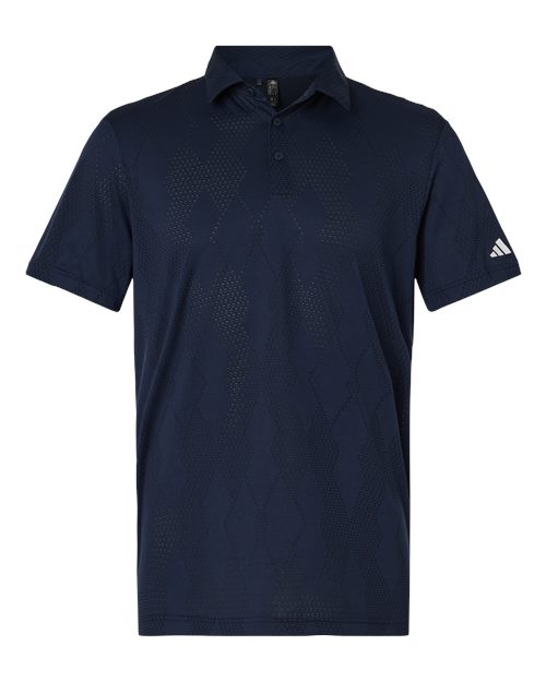 Adidas Men's Ultimate365 Textured Polo - Collegiate Navy