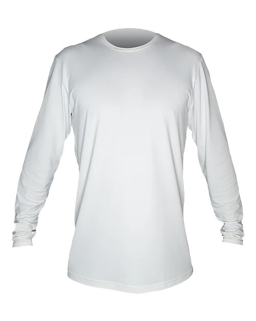 ANETIK Men's Low Pro Tech Long Sleeve T-Shirt - White Heathered