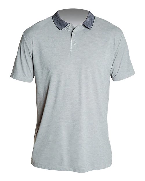 ANETIK Men's Transit Tech Polo - Alloy Heathered