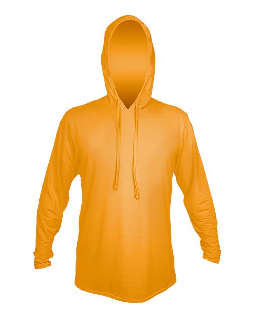 ANETIK Men's Low Pro Tech Hooded Long Sleeve T-Shirt - Phoenix Heathered