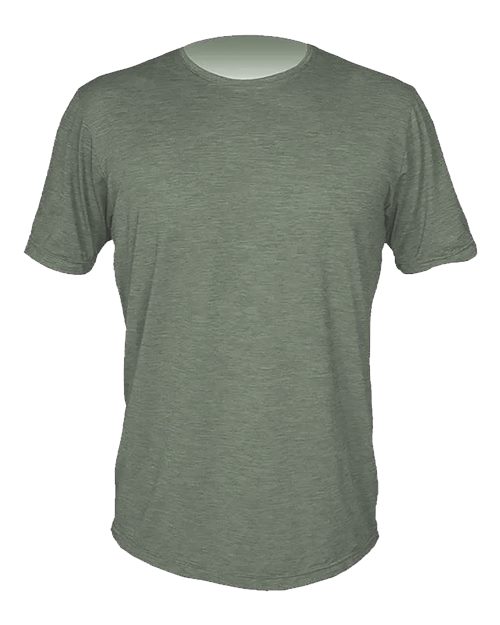 ANETIK Men's Low Pro Tech T-Shirt - Dark Olive Heathered