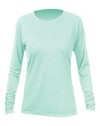 ANETIK Women's Breeze Tech Long Sleeve T-Shirt - Seafoam Heathered