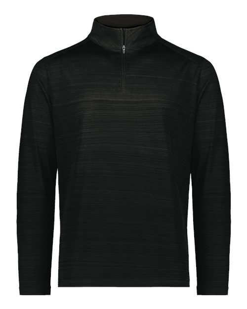 Augusta Sportswear Unisex Pursuit Quarter-Zip Pullover - Black