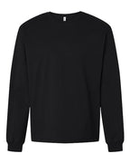BELLA + CANVAS Unisex 7.5 oz Heavyweight Long Sleeve Tee - Black