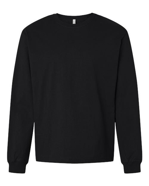 BELLA + CANVAS Unisex 7.5 oz Heavyweight Long Sleeve Tee - Black