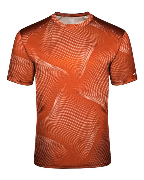 Badger Unisex Warp T-Shirt - Burnt Orange