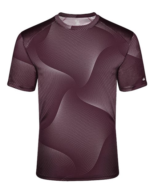 Badger Unisex Warp T-Shirt - Maroon