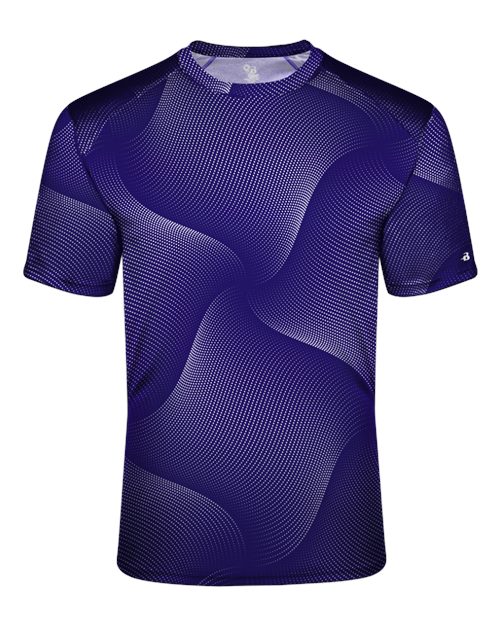 Badger Unisex Warp T-Shirt - Purple