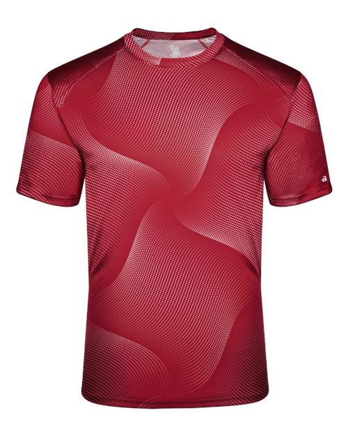 Badger Unisex Warp T-Shirt - Red