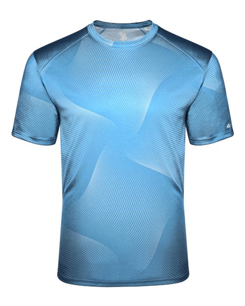 Badger Youth Warp T-Shirt - Columbia Blue