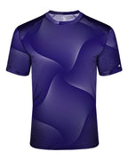 Badger Youth Warp T-Shirt - Purple
