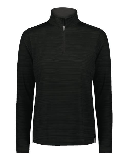 Augusta Sportswear Women's Pursuit Quarter-Zip Pullover - Black