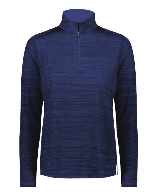 Augusta Sportswear Women's Pursuit Quarter-Zip Pullover - Navy
