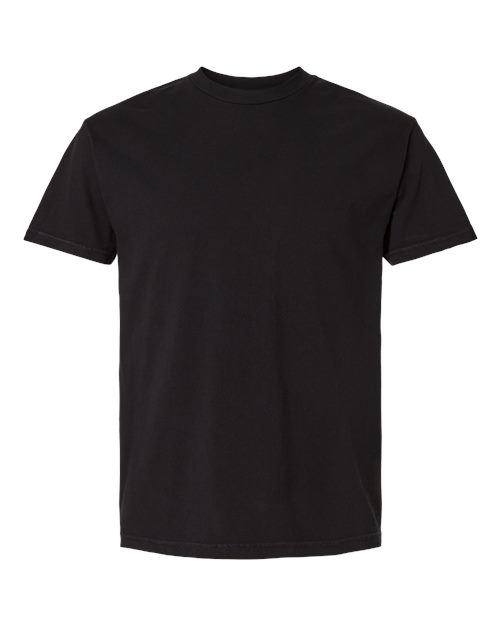 American Apparel Unisex Heavyweight Cotton Garment-Dyed Tee - True Black