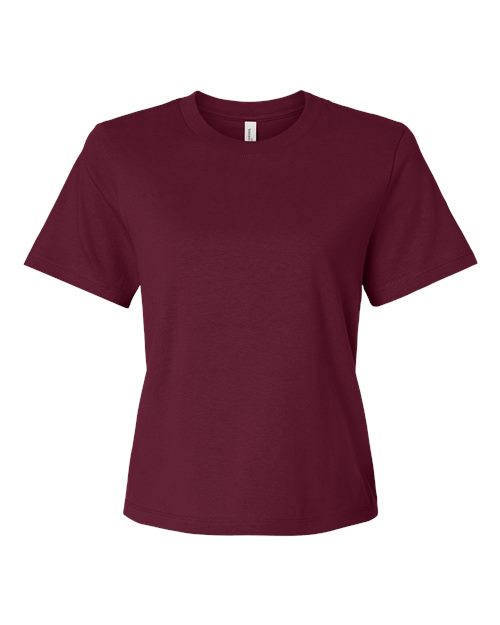 BELLA + CANVAS Women's 6 oz. Heavyweight Tee (Part 1 of 2) - Maroon