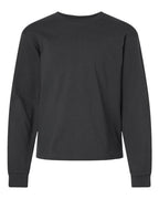 BELLA + CANVAS Youth 6oz. Heavyweight Long Sleeve Tee - Dark Grey