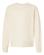 BELLA + CANVAS Youth 6oz. Heavyweight Long Sleeve Tee - Natural