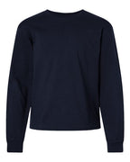 BELLA + CANVAS Youth 6oz. Heavyweight Long Sleeve Tee - Navy
