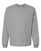 BELLA + CANVAS Unisex 7.5 oz Heavyweight Long Sleeve Tee - Athletic Heather
