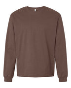 BELLA + CANVAS Unisex 7.5 oz Heavyweight Long Sleeve Tee - Cocoa