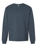 BELLA + CANVAS Unisex 7.5 oz Heavyweight Long Sleeve Tee - Vintage Navy
