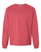BELLA + CANVAS Unisex 7.5 oz Heavyweight Long Sleeve Tee - Vintage Red