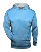 Badger Youth Warp Hooded Long Sleeve T-Shirt - Columbia Blue