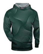 Badger Youth Warp Hooded Long Sleeve T-Shirt - Forest