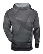 Badger Youth Warp Hooded Long Sleeve T-Shirt - Graphite