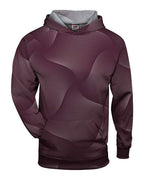 Badger Youth Warp Hooded Long Sleeve T-Shirt - Maroon