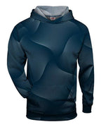 Badger Youth Warp Hooded Long Sleeve T-Shirt - Navy