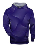 Badger Youth Warp Hooded Long Sleeve T-Shirt - Purple