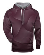 Badger Men's Warp Hooded Sweatshirt - Maroon