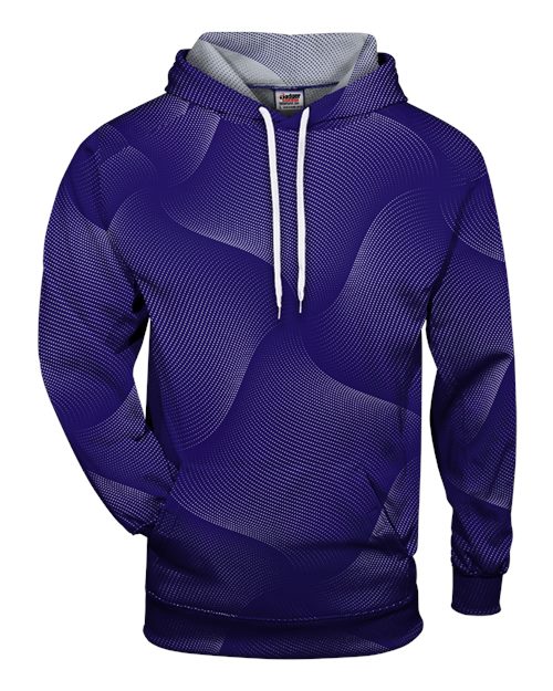 Badger Men's Warp Hooded Sweatshirt - Purple
