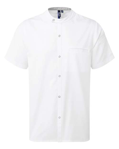 Artisan Collection by Reprime Men's Chef Recycled Shirt - White