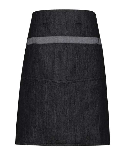 Artisan Collection by Reprime Domain Contrast Denim Waist Apron - Black Denim
