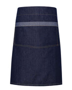 Artisan Collection by Reprime Domain Contrast Denim Waist Apron - Indigo Denim