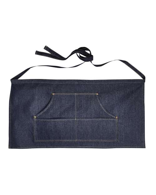 Artisan Collection by Reprime Jeans Stitch Denim Waist Apron - Indigo Denim