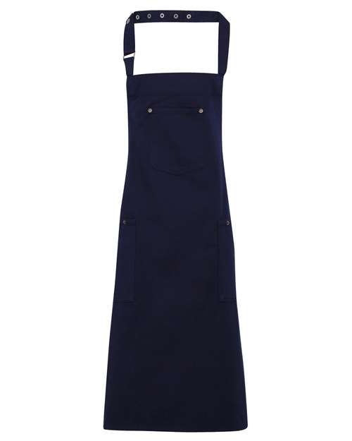 Artisan Collection by Reprime Chino Bib Apron - Navy