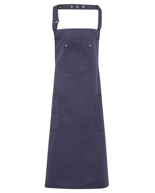 Artisan Collection by Reprime Chino Bib Apron - Steel
