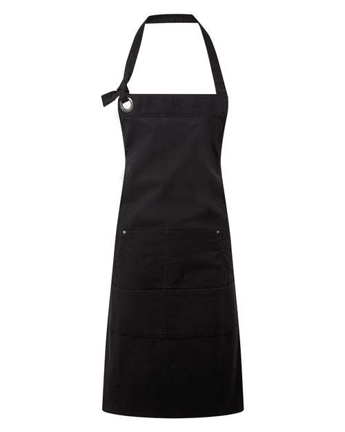 Artisan Collection by Reprime Calibre Heavy Cotton Canvas Pocket Apron - Black